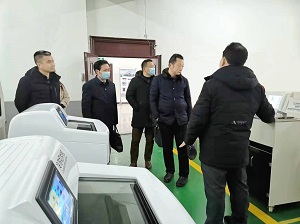 Fu Siyuan, Deputy Director of the Science and Technology Bureau of Xiaogan City, Inspects 